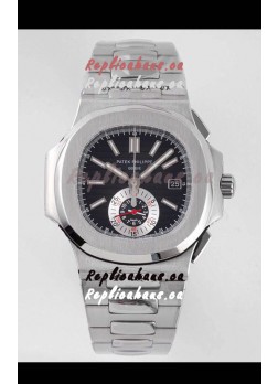 Patek Philippe Nautilus 5980/1A 904L Steel Case in Black Dial - 1:1 Mirror Replica