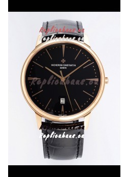 Vacheron Constantin Patrimony Rose Gold 1:1 Mirror Replica Watch 40MM 904L Steel 