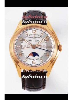 Vacheron Constantin Fiftysix Edition Rose Gold Watch 904L Steel 1:1 Mriror Replica Steel Dial 