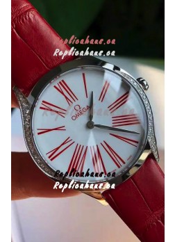 Omega De Ville Tresor Edition Swiss Quartz Watch 36MM Steel Casing White Dial
