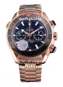 Omega Seamaster Planet Ocean 600M Sedna Gold 45.5MM 1:1 Mirror Replica Watch 