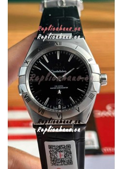 Omega Co-Axial Constellation 39MM 904L Steel Black Dial 1:1 Mirror Replica Watch