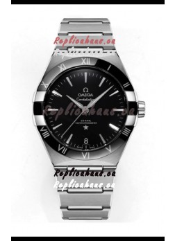 Omega Co-Axial Constellation Stainless Steel Black Dial 1:1 Mirror Replica 41MM