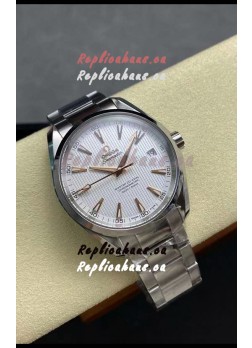 Omega Aqua Terra 150M White Dial 904L Steel Casing White Dial 1:1 Mirror Replica 41MM 