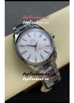 Omega Aqua Terra 150M White Dial 904L Steel Casing White Dial 1:1 Mirror Replica 41MM 