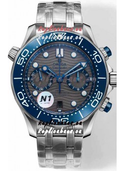 Omega Seamaster Co-Axial Master Chronograph Stainless Steel Grey Dial 44MM 1:1 Mirror Replica