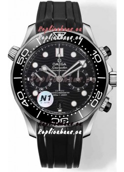 Omega Seamaster Co-Axial Master Chronograph Stainless Steel Black Dial 44MM 1:1 Mirror Replica