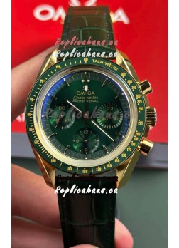 Omega Speedmaster Moonwatch Co-Axial Chronograph Green Dial 42MM 1:1 Mirror Replica Watch