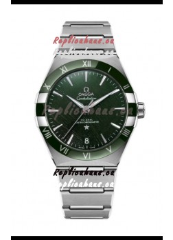 Omega Co-Axial Constellation Stainless Steel Green Dial 1:1 Mirror Replica 41MM