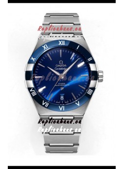 Omega Co-Axial Constellation Stainless White Blue Dial 1:1 Mirror Replica 41MM