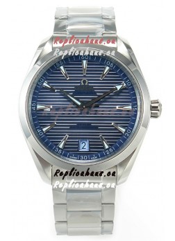 Omega Aqua Terra 150M Summer Blue Dial 904L Steel Casing 1:1 Mirror Replica 41MM 