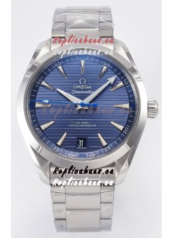Omega Aqua Terra 150M Blue Dial 904L Steel Casing 1:1 Mirror Replica 41MM 
