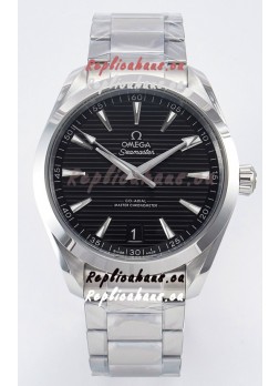 Omega Aqua Terra 150M Black Dial 904L Steel Casing 1:1 Mirror Replica 41MM 