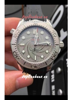 Omega Seamaster 300M Co-Axial Master Chronometer Grey Dial Titanium Bezel - 1:1 Mirror Replica