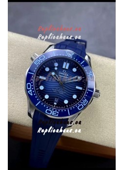Omega Seamaster 300M Summer Blue Swiss 904L Steel 1:1 Mirror Replica Watch