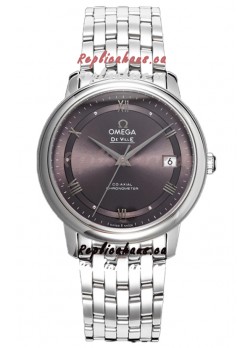 Omega De Ville Co-Axial Chronometer 36.8MM Swiss Replica Watch in Grey Dial 