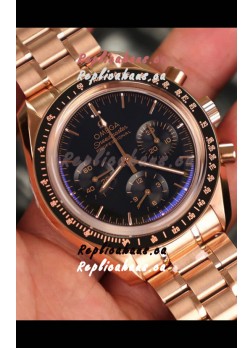 Omega Speedmaster Professional Moonwatch Rose Gold Swiss Replica
