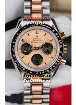 Omega Speedmaster Professional Moonwatch Two Tone Sedna Gold Swiss Replica Watch