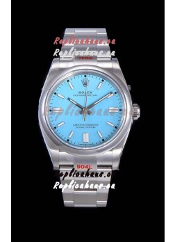 Rolex Oyster Perpetual REF#124300 41MM Cal.3230 Movement Swiss Replica Blue Dial 904L Steel 1:1 Mirror Replica Watch