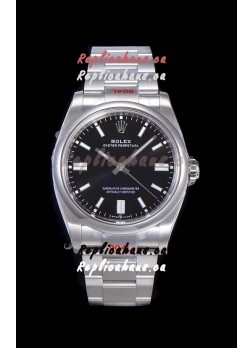 Rolex Oyster Perpetual REF#124300 41MM Cal.3230 Movement Swiss Replica Black Dial 904L Steel 1:1 Mirror Replica Watch