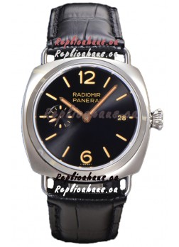 Panerai Radiomir PAM1294 Quaranta 40MM 904L Steel Black Dial Watch in 1:1 Mirror Replica 