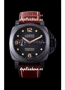 Panerai Luminor Marina PAM661 Carbotech 1:1 Mirror Replica Watch 2020 Improved Version