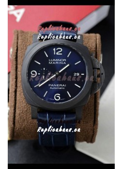Panerai Super Clone Luminor PAM1664 Automatic Blue Dial 42MM Carbotech Swiss Replica