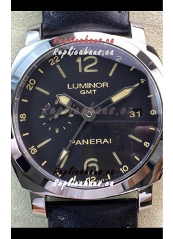Panerai Luminor 1950 PAM00531 GMT Edition Black Dial - 1:1 Mirror Replica 
