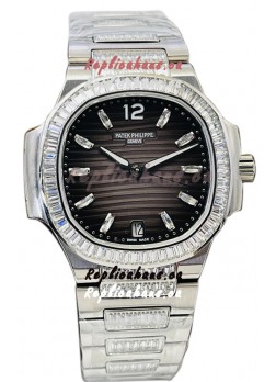 Patek Philippe Nautilus 7118 35MM 1:1 Stainless Steel Grey Dial 1:1 Mirror Replica Watch