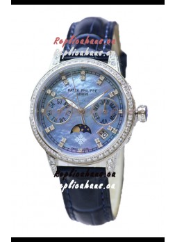 Patek Philippe Grand Complications Ladies First Perpetual Calendaer Steel Case Swiss Replica Watch