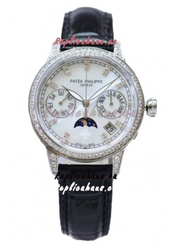 Patek Philippe Grand Complications Ladies First Perpetual Calendaer Steel Case Swiss Replica Watch