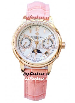 Patek Philippe Grand Complications Ladies First Perpetual Calendaer Rose Gold Swiss Replica Watch 