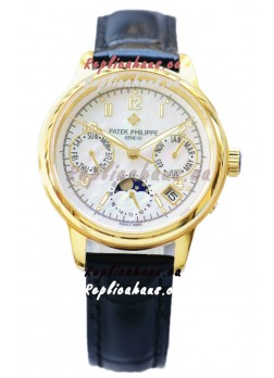 Patek Philippe Grand Complications Ladies First Perpetual Calendaer Yellow Gold Swiss Replica Watch 