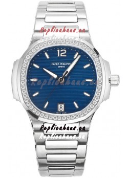 Patek Philippe Nautilus 7118 35MM 1:1 Stainless Steel Blue Dial 1:1 Superclone Watch 