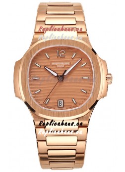 Patek Philippe Nautilus 7118R 35MM 1:1 Rose Gold Case & Dial 1:1 Mirror Replica Watch
