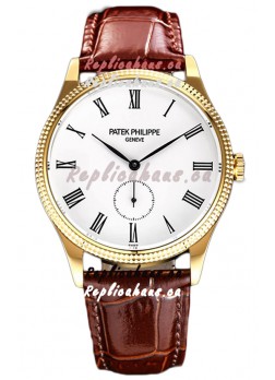 Patek Philippe Calatrava 5119G Yellow Gold Casing 1:1 Mirror Replica Watch 