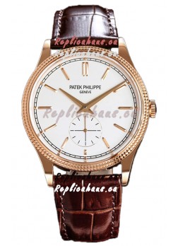Patek Philippe Calatrava 6119R Rose Gold Casing Watch 1:1 Mirror Replica Watch 