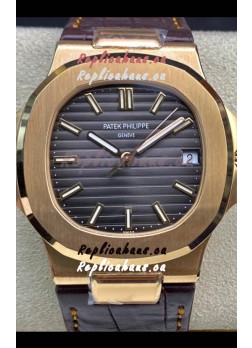 Patek Philippe Nautilus 5711R 904L Steel 2023 Updated Mirror Replica Watch - Grey Dial