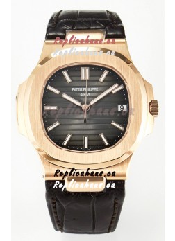 Patek Philippe Super Clone Nautilus 5711R-001 904L Rose Gold Brown Dial 