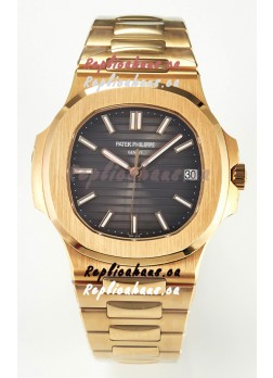 Patek Philippe Super Clone Nautilus 5711/1R-001 in Rose Gold Grey Dial