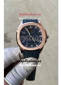 Patek Philippe Super Clone Aquanaut 5261R Swiss Replica in Rose Gold - 1:1 Mirror Edition