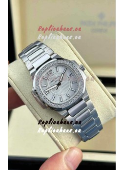 Patek Philippe Nautilus Super Clone 7010 32MM 1:1 Mirror Replica Steel Dial 