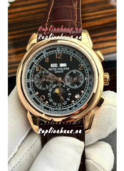 Patek Philippe Grand Complications 5270 Swiss Replica Watch in Rose Gold Casing