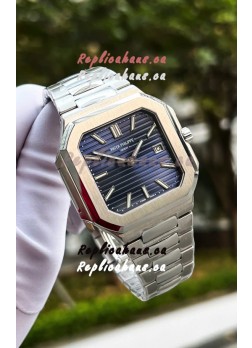 Patek Philippe Cubitus 5821 904L Steel Casing Blue Dial Swiss Replica Watch 