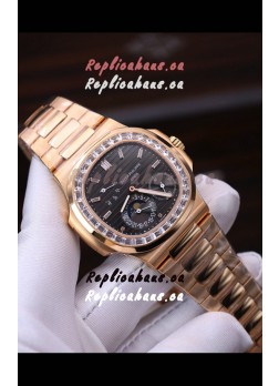 Patek Philippe Nautilus 5712R 1:1 Quality Swiss Replica Watch in Black Dial