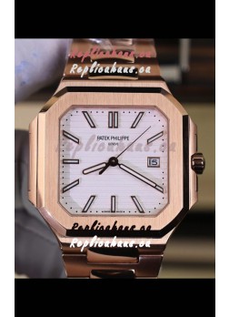 Patek Philippe Cubitus 5821 Rose Gold White Dial Swiss Replica Watch