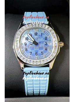 Patek Philippe Super Clone Aquanaut LUCE 5072-001 Automatic in Blue Dial 35MM