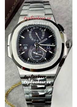 Patek Philippe Nautilus 5990/1A 904L Steel Case in Black Dial - 1:1 Mirror Replica
