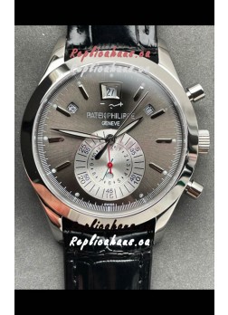 Patek Philippe Super Clone 5960P Annual Calandar Chronograph Steel Dial 1:1 Mirror Swiss Replica Watch