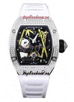 Richard Mille RM26-01 Tourbillon Panda Stainless Steel Casing Swiss Movement Watch   
